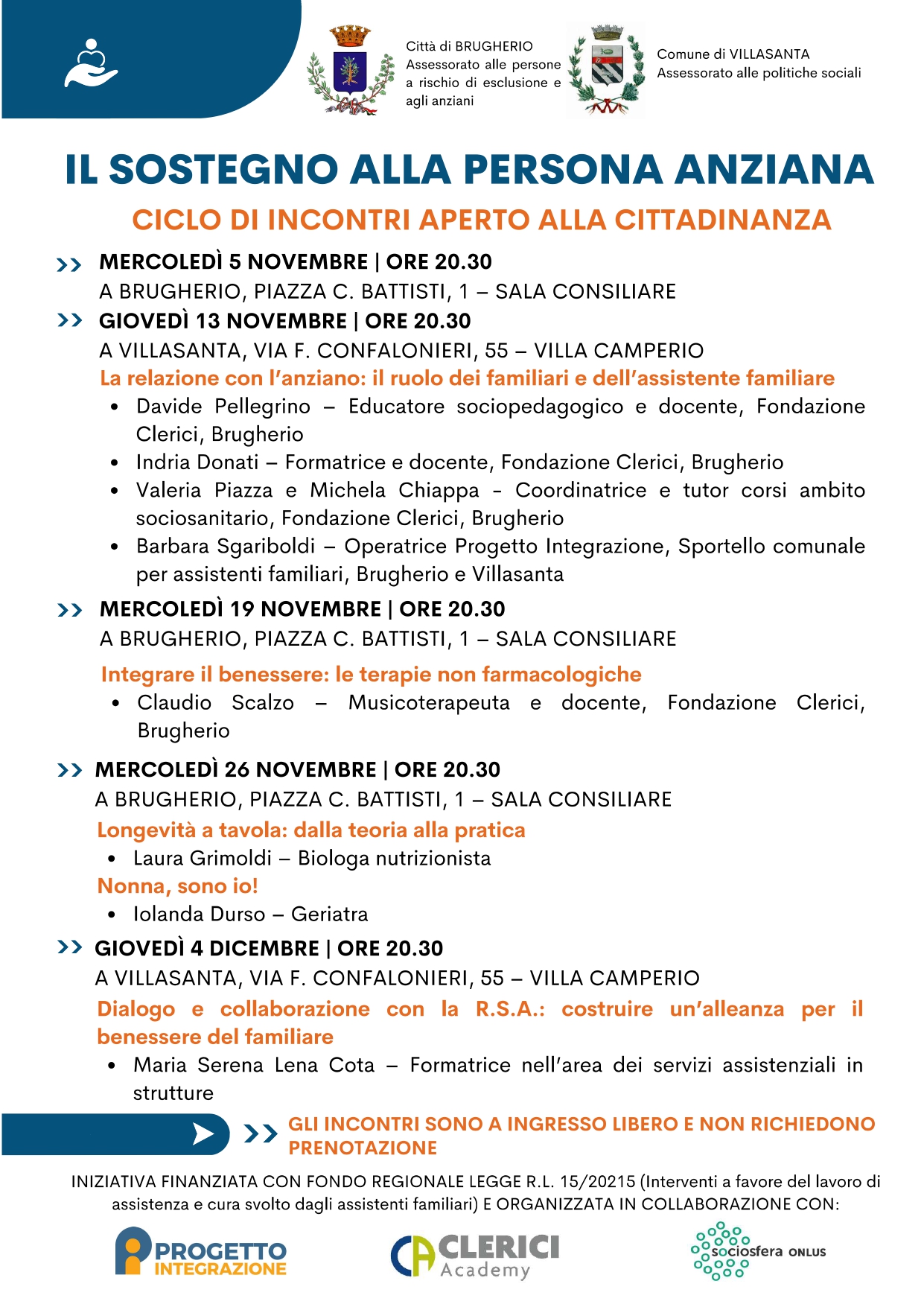 Immagine Il sostegno alla persona anziana