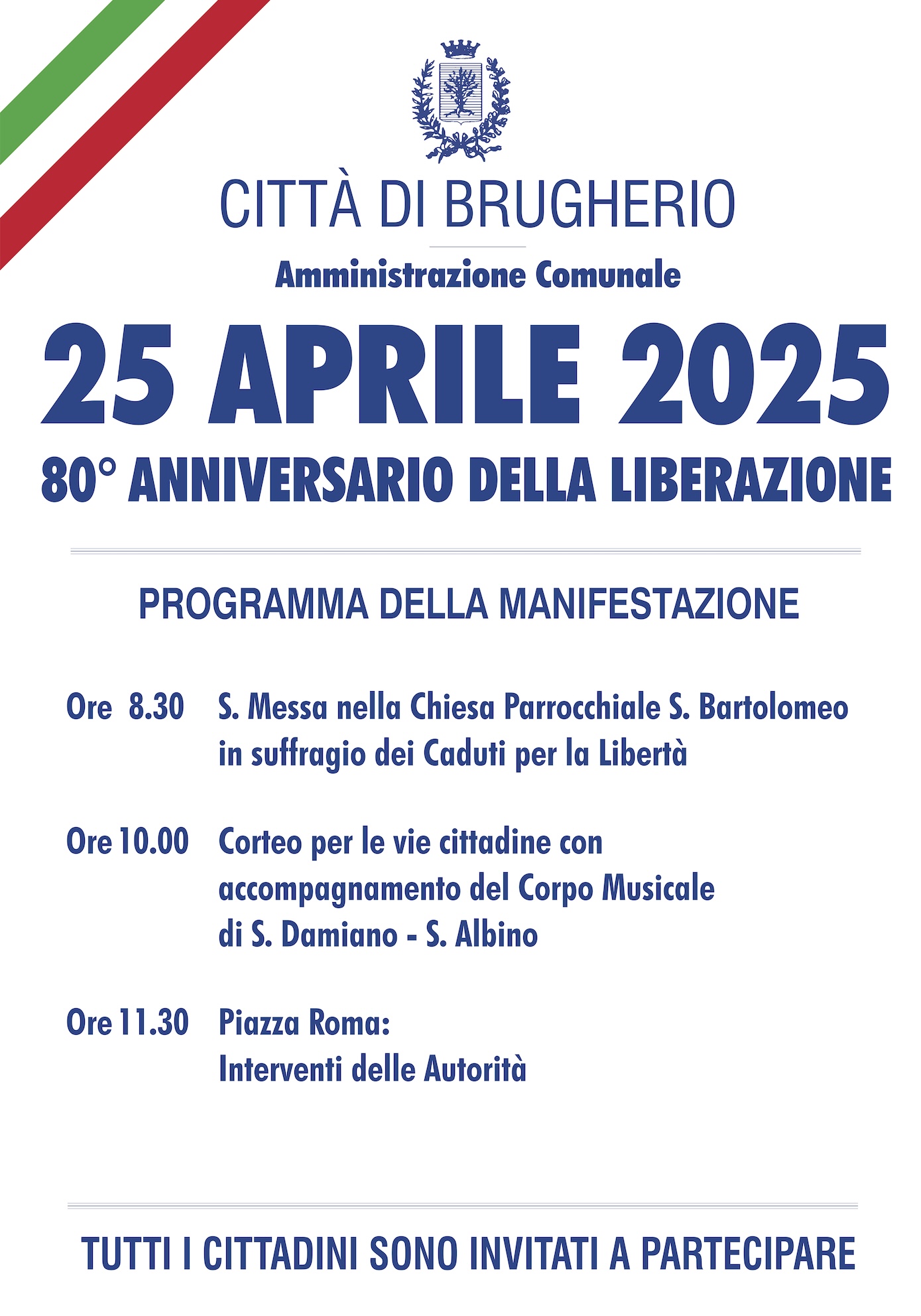 immagine Le celebrazioni del 25 aprile, Festa della Liberazione