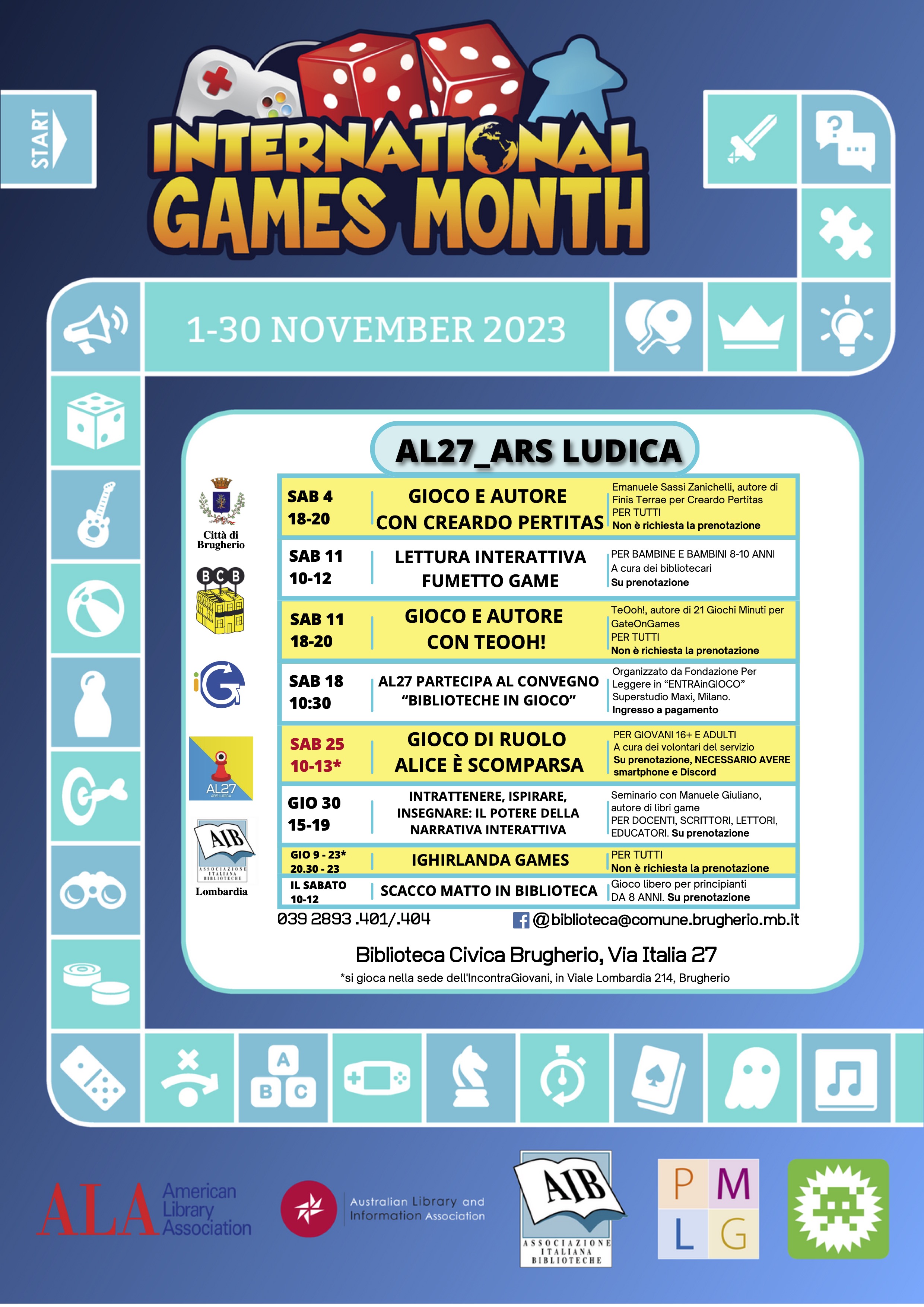 immagine International Games Month @your Library 2023