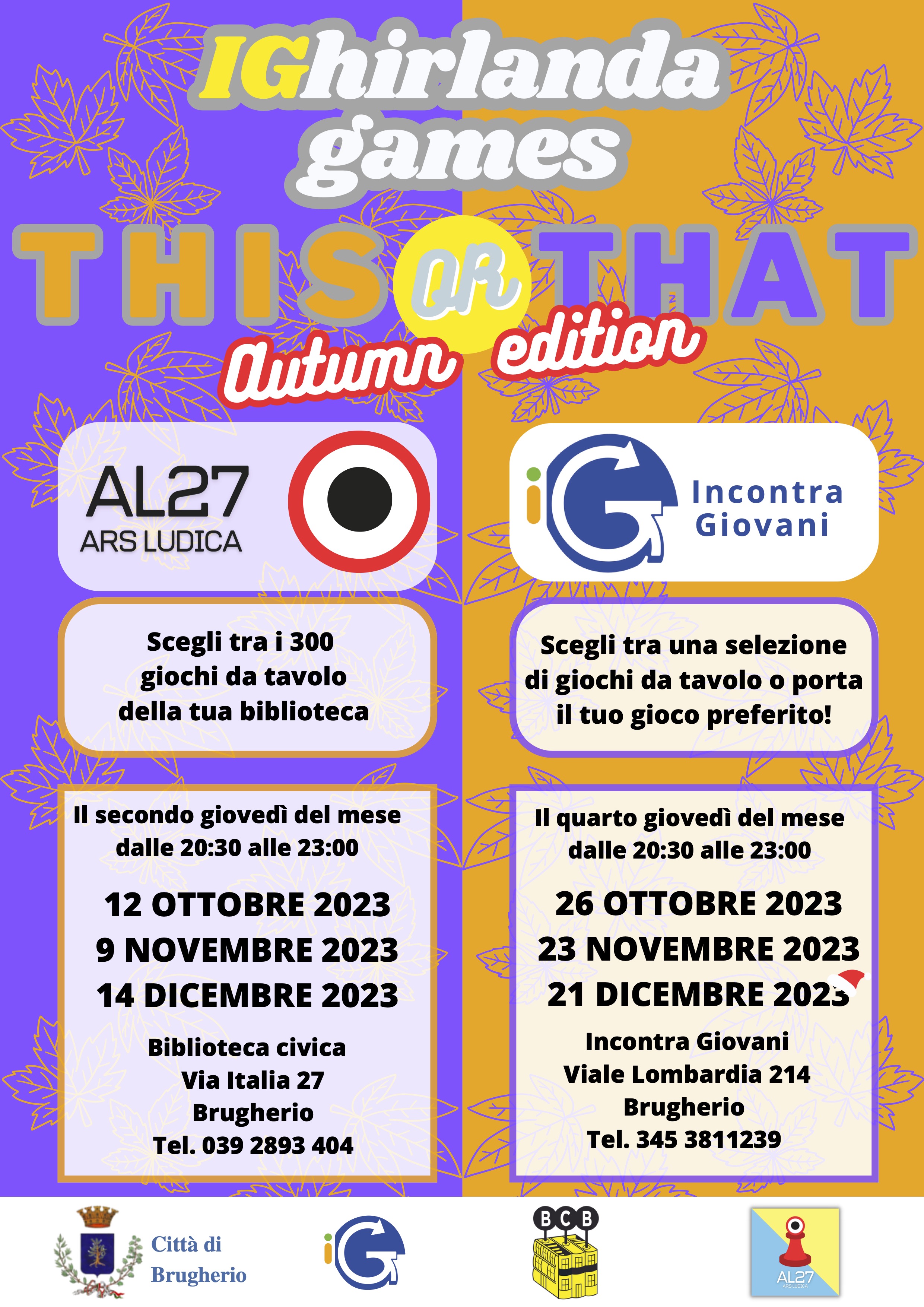 immagine IGhirlanda Games, This Or That. Autumn Edition 2023