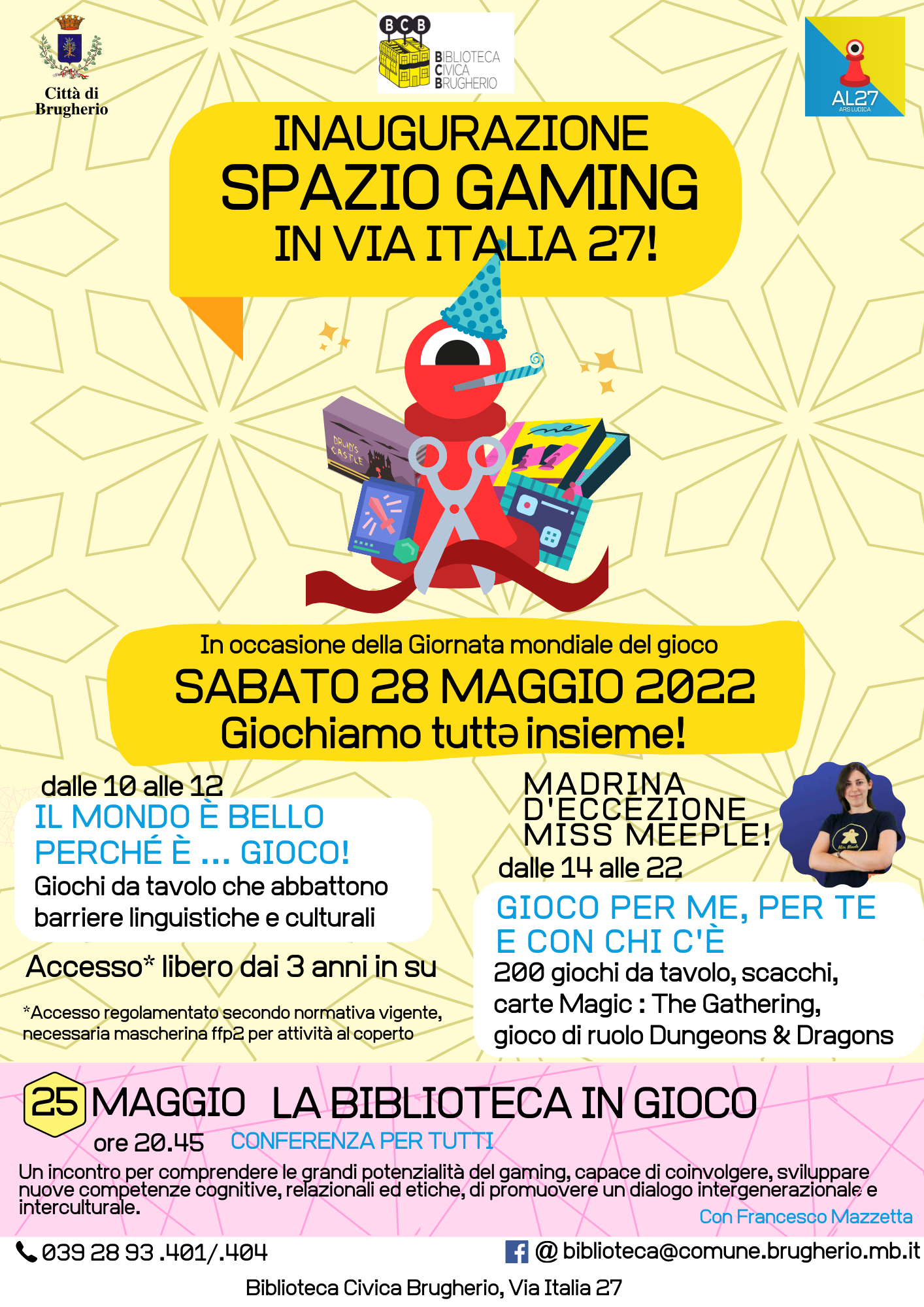 immagine Si inaugura lo spazio gaming della biblioteca di Brugherio