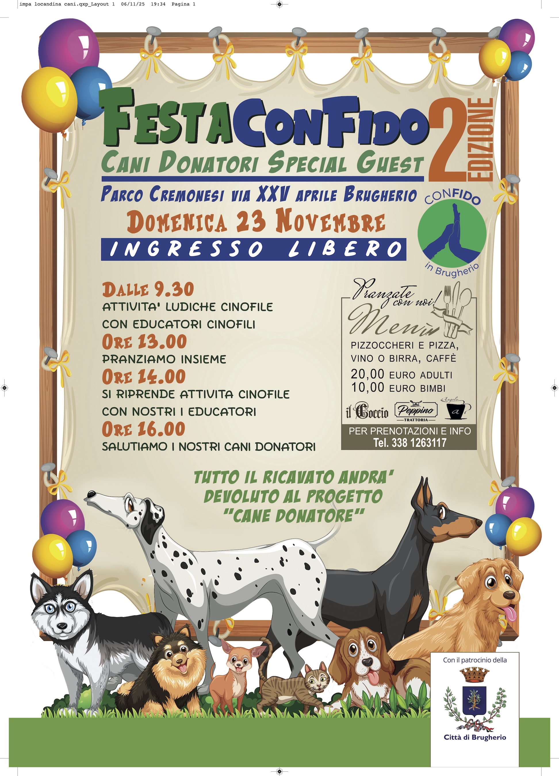 Immagine A Brugherio torna la “Festa del Cane Donatore” – Seconda Edizione