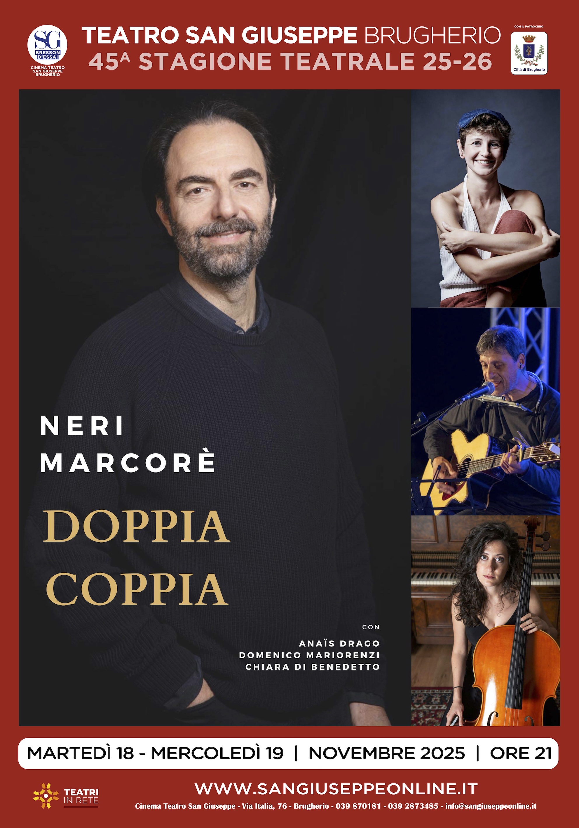 immagine Per la 45a stagione teatrale del Cinema Teatro San Giuseppe,