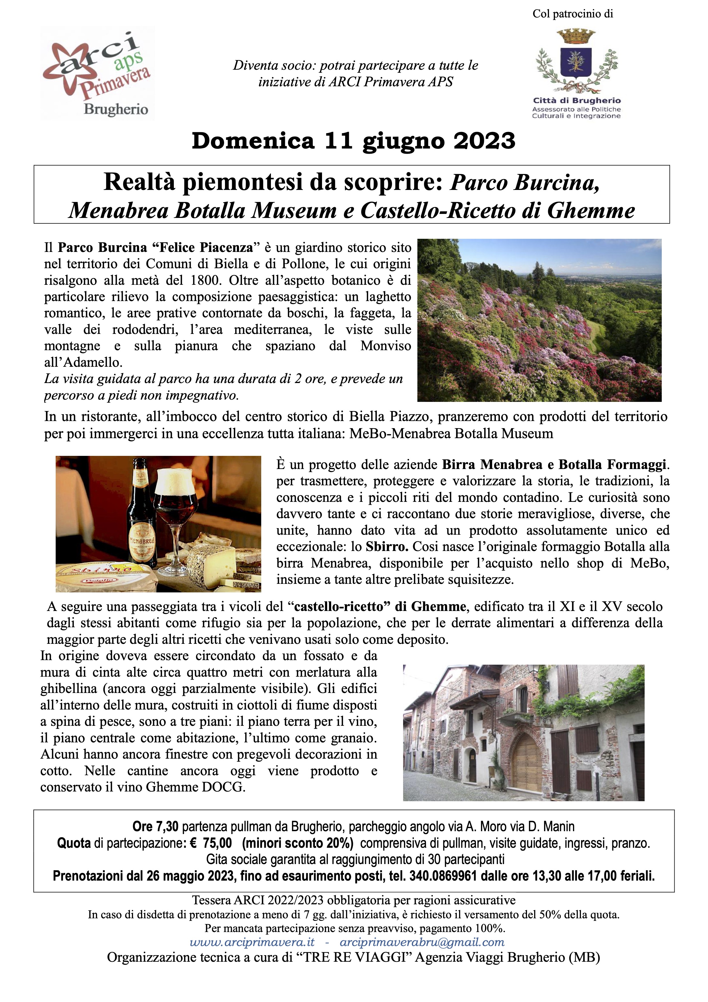 immagine Una domenica in visita alle bellezze naturalistiche e artistiche del Piemonte con Arci Brugherio
