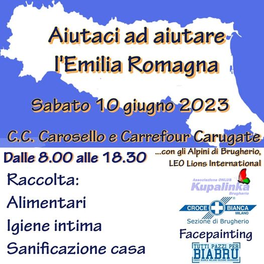 immagine Una raccolta di prodotti in favore delle popolazioni colpite dalle inondazioni un Emilia Romagna
