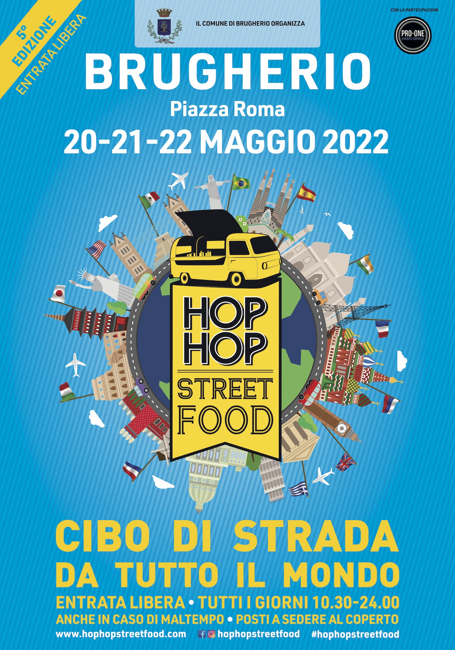 Immagine  “Hop hop Street Food”: dal 20 al 22 maggio le cucine mobili arrivano a Brugherio