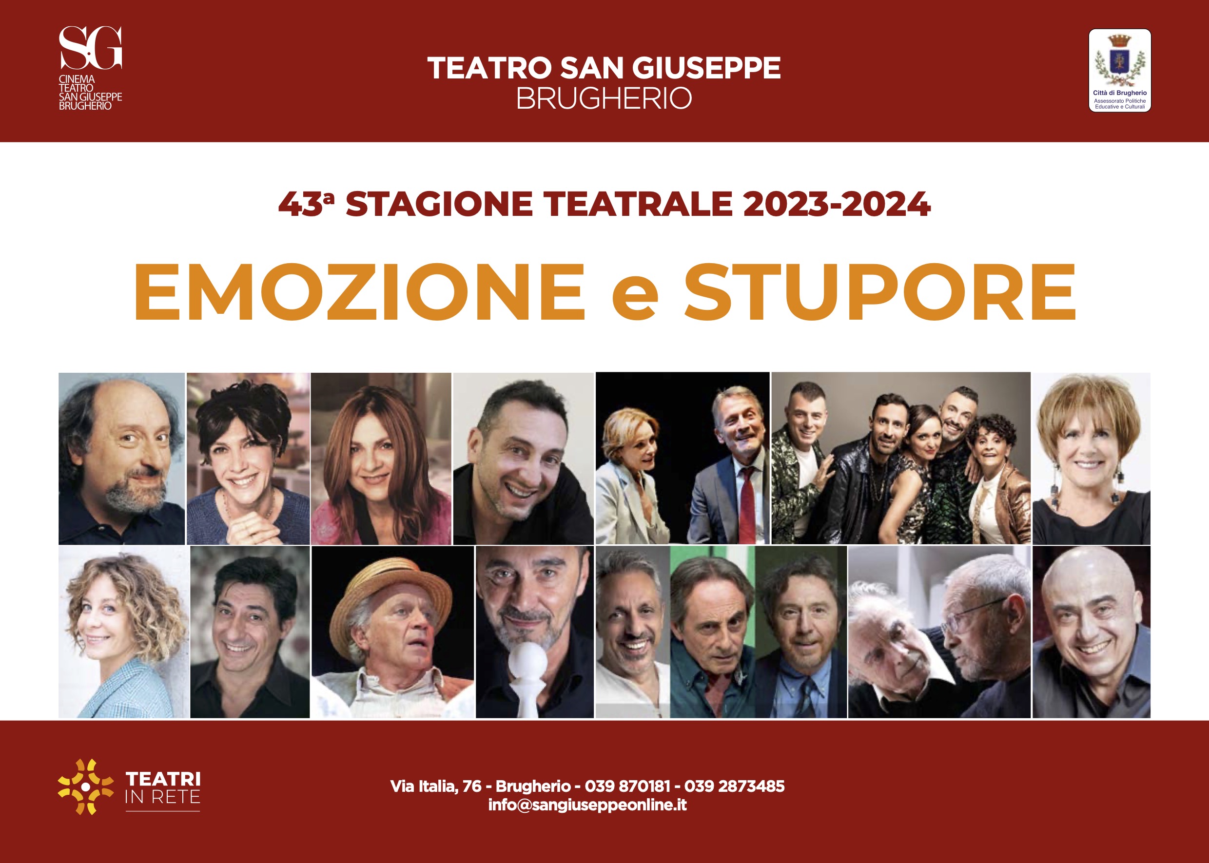 immagine Al via la stagione teatrale n. 43 del Cinema Teatro San Giuseppe