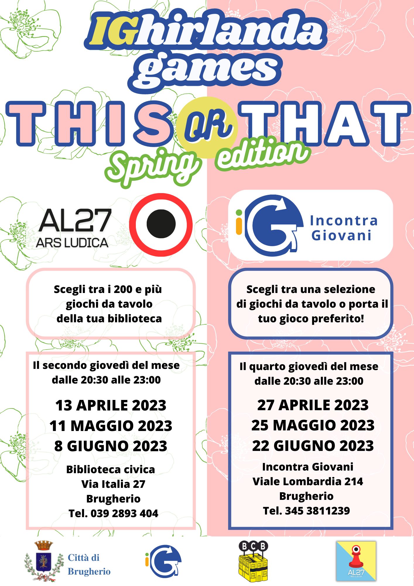 immagine IGhirlanda Games: This or That. Spring Edition. Riparte la stagione ludica del giovedì sera